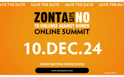 Zonta Says No Summit – Save the Date