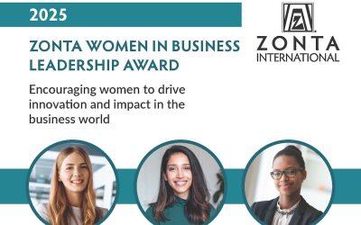 D4 Zonta Women in Business Award Submissions
