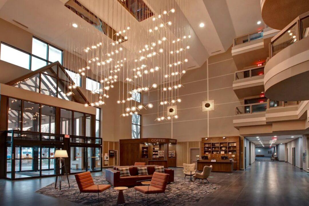 Conference hotel atrium