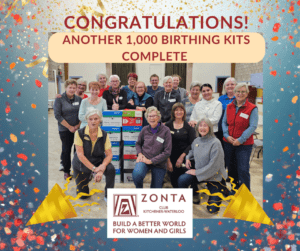 Kw Zonta has completed another 1000 Birthing kits